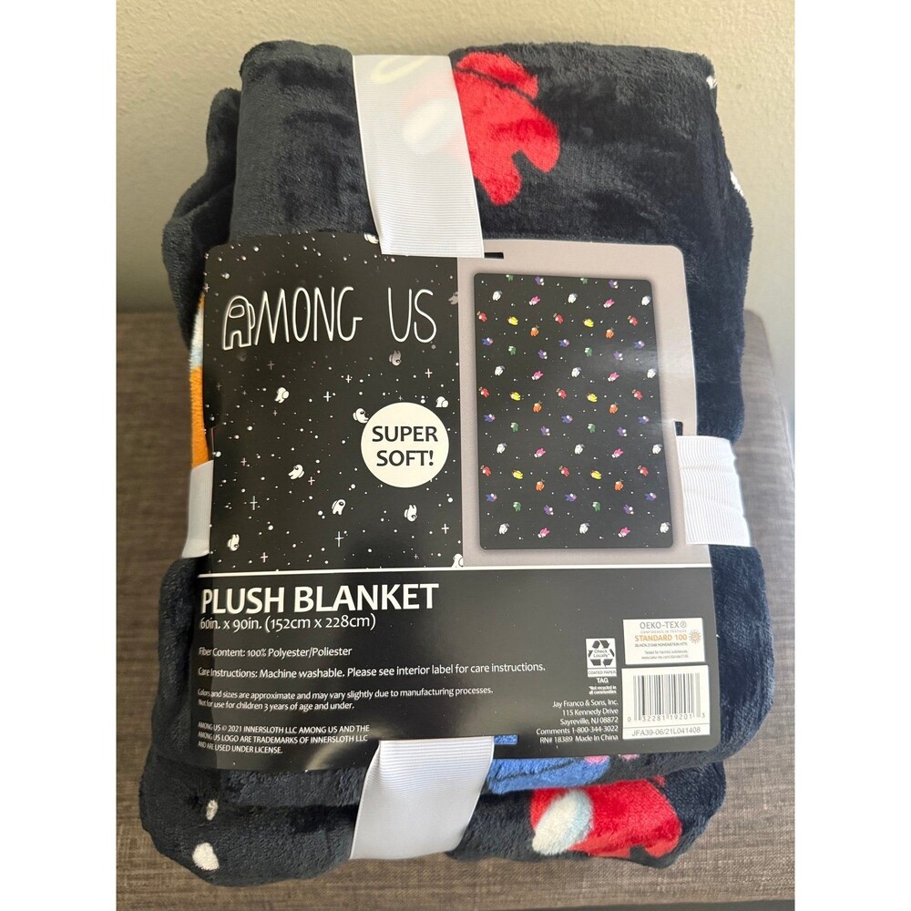 New Among Us Ejected Edition Collector's Limited Crewmate Plush 60"x90" Blanket